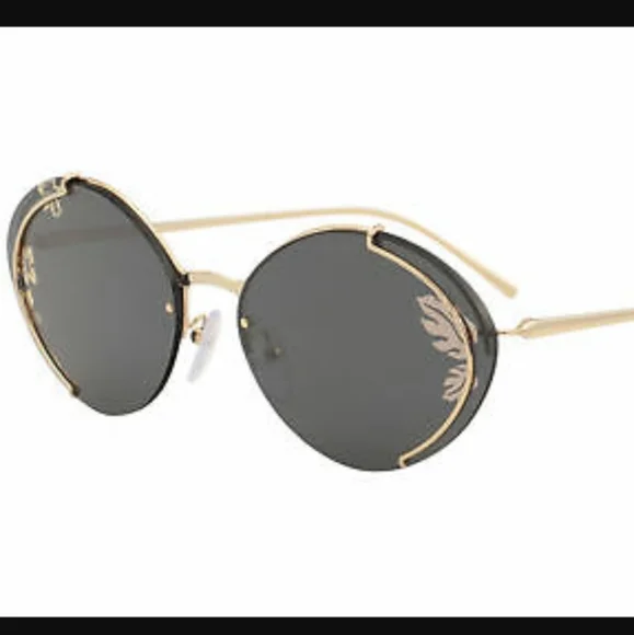 Prada Designer Hibiscus Rose Gold Sunglasses- PR 60US- NEW Prada Designer Hibiscus Rose Gold Sunglasses- PR 60US- NEW main image 3